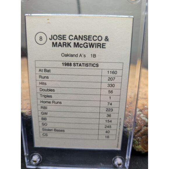 Mark McGwire & Jose Canseco Baseball Card Lot – Topps, Fleer, Mother's Cookies – - Picture 4 of 14